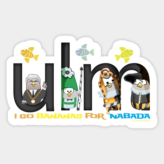 Go Bananas for Nabada Sticker by dave-ulmrolls